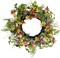 Spring Wreaths for Front Door, 18 Inches Summer Wreath with Black-Eyed Daisy Flowers, Artificial Tropical Wreaths for Porch Wall Window Decor, Farmhouse Floral Wreath for Home Decorations